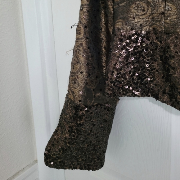 Baisers Rouge Elegant Blazer Jacket Women's Size S(6) Formal Decorative - Picture 11 of 16